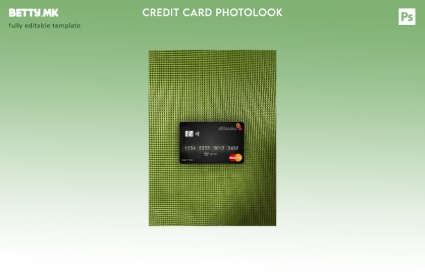 Модерен стил Пакистан Ал Барака банка мастер картички photolook преден шаблон